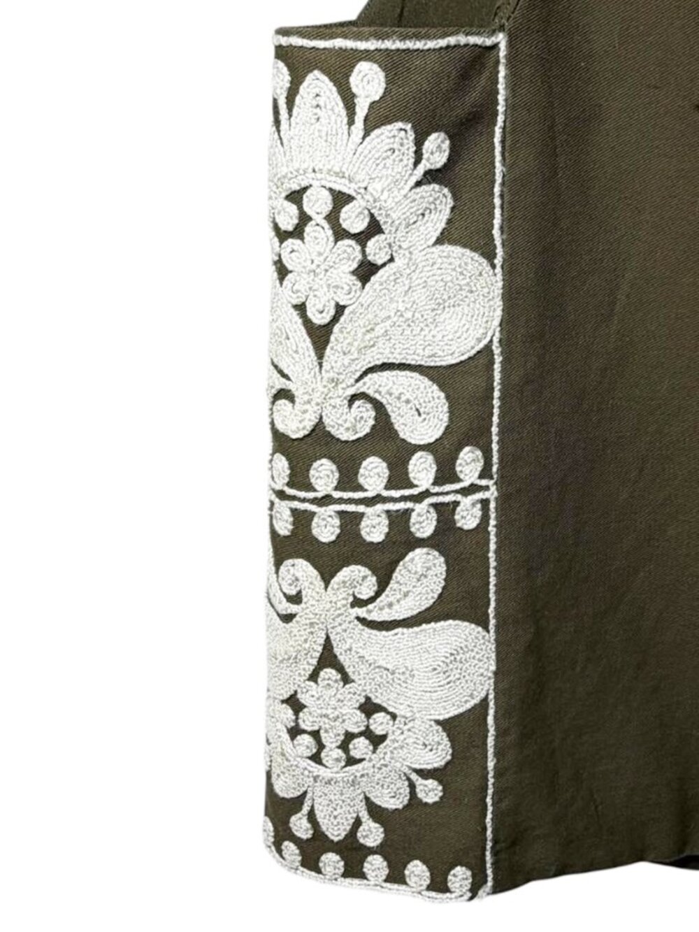 ZARA Contrast Embroidered Vest - Picture 7 of 7